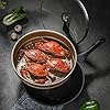 Haufson-30cm-Die-Cast-Wok-with-Steamer-Induction-Cookware-Natural-PFOA-Free-Non-Stick-Stir-Fry-Pan-Black Haufson 30cm Die cast Wok with Standable Lid | Works with All Major Hobs | Natural PFOA Free Non-Stick Stirfry Pan…