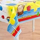 Curious George 54in x 84in Plastic Tablecover