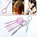 TOPWEL 10PCS(5 Set) Plastic Magic Pull Hair Pin Ponytail Maker Styling Tool