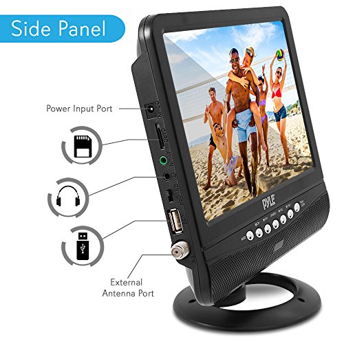 2 Inch+Portable+Widescreen+TV+Rechargeable