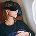 Eye Mask Sleeping Mask, UNIMI Wider 3D+ Contoured Blackout Eye Mask & Blindfold, No Pressure and Super Comfortable Sleep Mask, Eye Cover for Woman and Man(L)