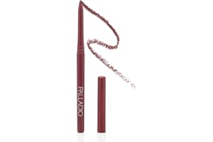 Palladio Retractable Waterproof Lip Liner High Pigmented and Creamy Color Slim Twist Up Smudge Proof Formula with Long Lastin