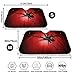 Cargoodhelper Black Widow Spider Windshield Sun Shade for Car SUV Trucks Minivans，Front Auto Sun Shade Keeps Vehicle Cool-UV Rays Protector Sun Blocker-