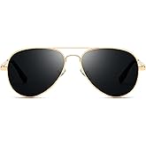 SUNGAIT Classic Aviator Sunglasses for Men Women Polarized UV400 Protection Vintage Retro Chic