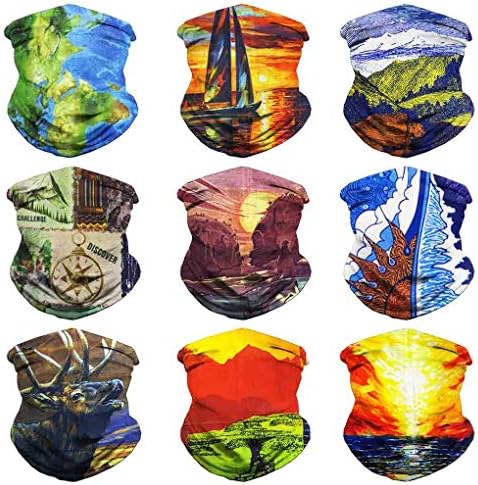 Eytan Outdoor Sports Multifunctional Headwear - Wear as Headband Face Shield Neck Gaiter Scarf Wrap Sweatband for Hunting Fishing Hiking - Seamless Tube Bandana