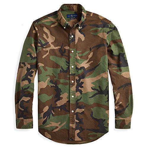 Polo Ralph Lauren Mens Classic Fit Oxford Longsleeve Buttondown Shirt