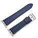Balerion-Single Tour Watch Band,Genuine Leather Watch Band for APPL-Watch Series 1 Series 2 Series 3 Series 4-42mm/44mm Single Tour Dark Blue