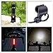 Uelfbaby 1000 Lumen Bike Light USB Rechargeable Stepless dimming Taillight Included Firm Mount Cycle Torch Easy Install Fits All Bikes Mountain Hybrid Road MTB