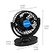 Car Fan for Truck 12V Cooling Fan Protable Auto Fan 360 Rotating Low Noise for Most Vehicles