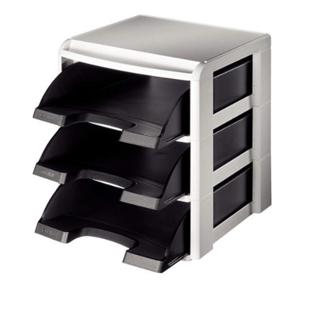 Leitz A4 Letter Tray Rack, Black, Plus Range, 53270095