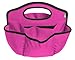 Find-It Supply Caddy, Canvas, 6 Pockets, 6 Compartments, 10 Storage Loops, Pink (FT07419)