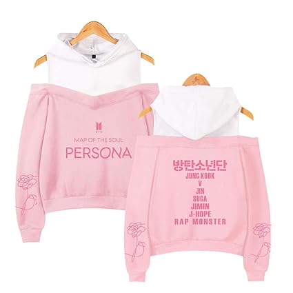 jungkook pink off hoodie