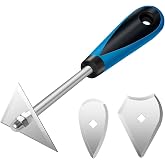 DEKEones 8-Inch Paint Shave Hook Scraper,&ensp;Stainless Steel Paint Shaver with Replacement Blades (Triangle + Combination + Heart), Painting Scrapers &amp; Paint Remover Tool for Home Improvement