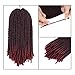 Nubian twist hair ombre color crochet braids fluffy twist hair extensions 3 packs/lot (8 inch) (TBug)