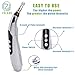 ZOLARO USB Acupuncture Pen, USB Rechargeable, Electronic Acupuncture Pen 5 Massage Head Function Spheroidal, Node Type, Dome Type, Scrapping, Tapping. Meridian Energy Pain Therapy Relief. User Manual