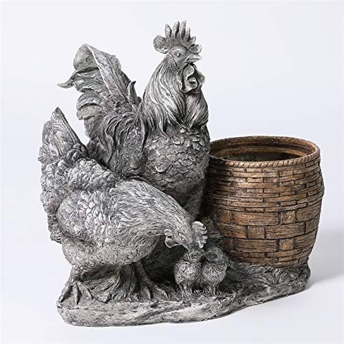 Chicken Family Flower Pot