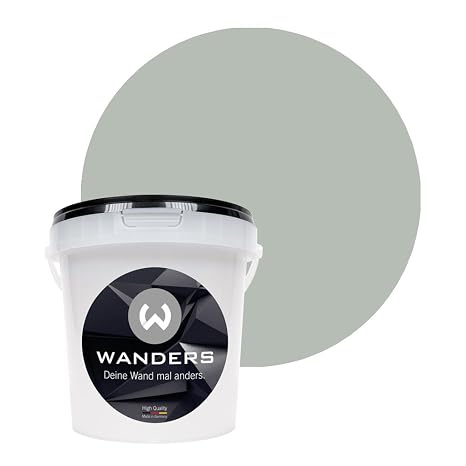 Wanders24 Tafelfarbe 1liter Federgrau Matte Wandfarbe In 20
