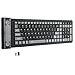 Tekit 2.4GHZ Wireless Waterproof Flexible Roll Up Silicone Rubber Keyboard