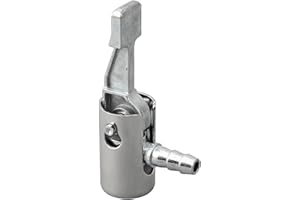 for Bicycle Air Pump Nozzle Replacement Head with 6mm Valve Fitting, Aluminum Pump Connector for Bike Pump Head and for Bicyc