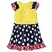 Novatx Summer Cotton Flower Baby Girl Dress H6336 Yellow (2/3y)