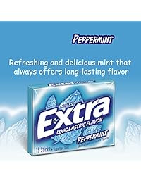 Goma extra libre de azúcar.