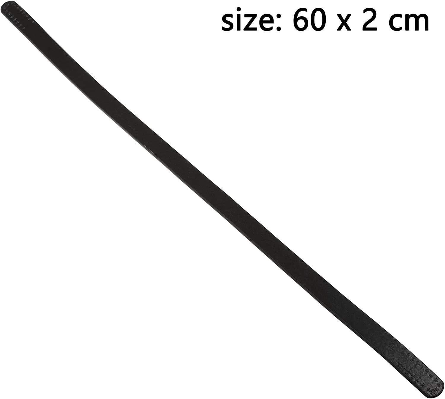 BLUECELL 3/4" Wide PU Leather Purse Handles Bag Handbag Strap, Purse Making Supplies (Black)