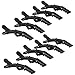 Hair Styling Clips Comb Set, 10PCS Clips/10PCS Combs, Black