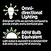Enbrighten Z-Wave Plus Wireless Smart LED Bulb, Dimmable, 60-Watt Equivalent, 2700K Soft White, Works with Amazon Alexa, 35931