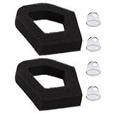Harbot (Pack of 2 17211-Z0Z-000 Air Filter with Primer Bulb for for Honda GX35 GX35NT Engine HHT35 HHT35S UMC435 String Trimmer Brush Cutter