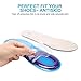 MOISO Gel Sports Work Comfort Insoles for Shock Absorption Heel Protection Relieve Foot Pain for Men & Women