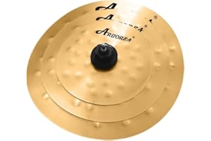 Arborea Smack Stack Cymbal Pack 9"11"13" 3Piece Effect Sound Golden Hero Clap Stack Drum Cymbals for Practice