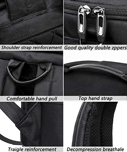 KAKA Travel Duffel Backpack, Outdoor Travel Bag with Shoe Compartment, Laptop Bookbag Weekender Overnight Carry On Daypack Water-Resistant College Bookbag Camping Rucksack Luggage for Men and Women 5 KAKA Travel Duffel Backpack, Outdoor Travel Bag with Shoe Compartment, Laptop Bookbag Weekender Overnight Carry On Daypack Water-Resistant College Bookbag Camping Rucksack Luggage for Men and Women