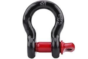 BONKZEBU D Shackle Heavy Duty Winch Link Hook Truck Mount Large Shackle for Vehicle Recovery Towing Emergency Rescue Made of 