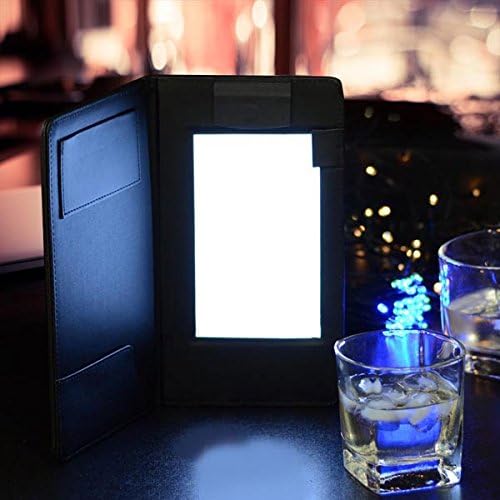 Black Leather Receipt Check Presenter LED Lights Up