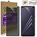 [2-Pack]Samsung Galaxy A5 2018/A8 2018 Privacy Anti-Spy Glass Screen Protector, ZeKing 0.33mm 2.5D Edge 9H Hardness [Anti Scratch][Anti-Fingerprint] Bubble Free, Lifetime Replacement Warranty