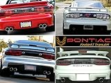 Pontiac Firebird / Trans AM 1993 1994 1995 1996 1997 1998 1999 2000 2001 2002 Rear Tailgate Letter Insert Not Decals - Black