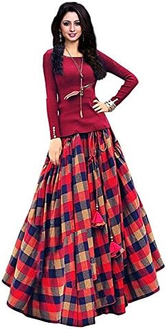 Takshay Fashion Women's Silk Semistiched Lehenga Choli" Multi-Colour"