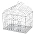 Darice VL1017 Metal Bridal Birdcage Card Holder, White