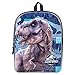 Jurassic World Backpack Combo Set - Jurassic Park Boys' 3 Piece Backpack Set - Jurassic World Backpack, Waterbottle and Carabina (Black/Navy)