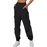 Aleumdr Womens Sweatpants Cargo Joggers Baggy Sweat Fall Pants Athletic Cotton Fleece Lined Casual Pants with Pockets