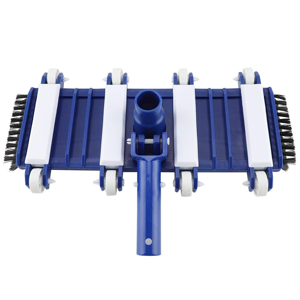 Focket Pool Vacuum Brushes,Heavy-Duty Flexible Pool Vacuum Head Fish Pond Cleaning Brushes Suitable for 1.5 inch Connector for Swimming Pools,Water Parks,Bath,etc