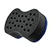 NuDred Coil I.T. Formula - Twist Hair Sponge Brush + Hair Conditioning For Men and Women, For Moisturized Sculpted Coils, Twists & Locs (Blue Mini Hair Sponge, Small Holes, 1oz Hair Moisturizer)