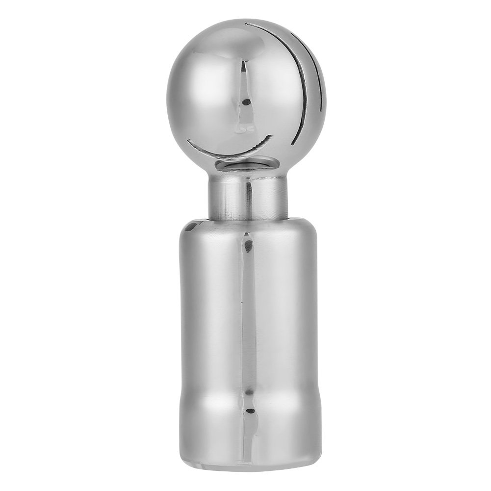 TOPINCN Rotary Spray Ball, SUS 316L Stainless Steel 3/4 Inch Female Thread 360° Spray Sanitary Cleaning Ball for Cip Tank Cleaning