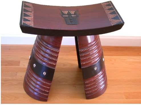 Fanti Royal Queen Stool - Handmade In Ghana