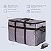 Insulated Food Delivery Bag - Large Thermal Bag for Food Transport, Commercial Catering or Grocery Shopping - Heavy Duty Carrier for Cold and Hot Food with Divider & Padded Handles - 23 x 15 x 14