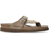 Mephisto Women's Helen Thong Sandals | Lightweight Comfortable Versatile Flat Slip-On Thong Sandals with SOFT-AIR Cork Midsole, Arch Support &amp; Adjustable Buckle