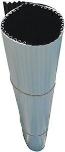 A.M. Leonard Corrugated Plastic Tree Guards, 2-Foot Long, 8-Inch Width (Bundle of 25)