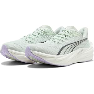 PUMA Womens Deviate Nitro 4 Sneakers Shoes - Black