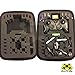 DIY Carrying Case (Small) for Mini Drone Quadcopter, Action Cameras- Pre-Cut Pick and Pluck Foam - Fits Syma, Hubsan, JJRC, Cheerson, Holystone, GoPro, SJCAM- Splash-Proof | EVA - Maximum Protection