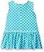 Rare Editions Baby Girls' Dot Drop Waist Dress with Lace Trim